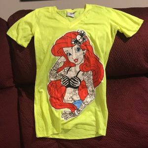*FINAL PRICE* Disney punk rock Ariel shirt